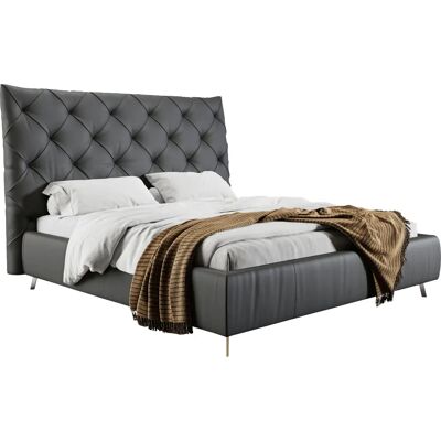 Places of Style Elloree - Polsterbett - Schwarz Places of Style Elloree - Polsterbett - Schwarz