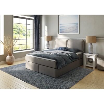 HOME AFFAIRE Lysann - Boxspringbett - hellgrau - 160x200cm HOME AFFAIRE Lysann - Boxspringbett - hellgrau - 160x200cm