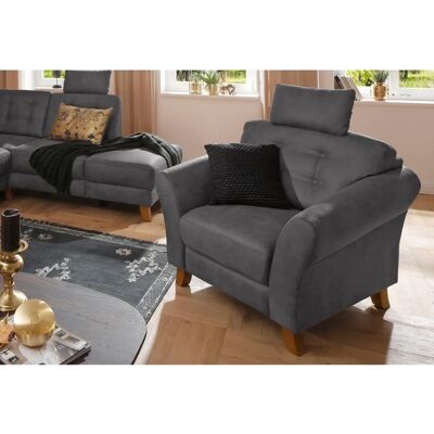 Home Affaire Trondheim Sessel - Grau - Modernes Design Home Affaire Trondheim Sessel - Grau - Modernes Design