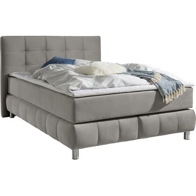 Andas Salo Samtoptik Boxspringbett - Skandinavischer Stil Andas Salo Samtoptik Boxspringbett - Skandinavischer Stil