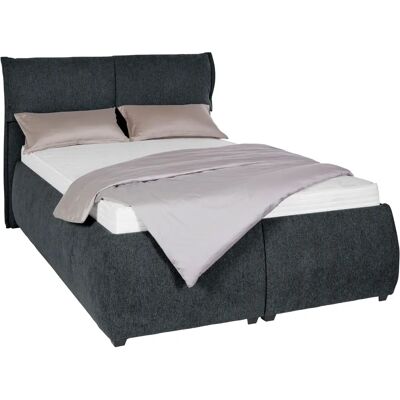 Andasu Jenson Bett - Skandinavisches Weiches Design, Dunkelblau, 140x200cm - Bett Andasu Jenson Bett - Skandinavisches Weiches Design, Dunkelblau, 140x200cm - Bett