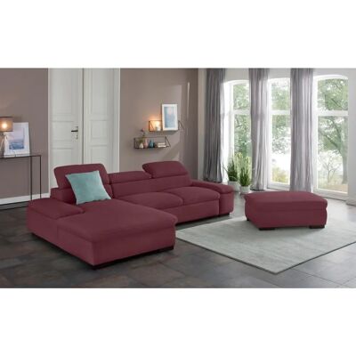 Home Affaire Alberto L-Form Sofa - Ecke, Mikrofaser, Lila Home Affaire Alberto L-Form Sofa - Ecke, Mikrofaser, Lila