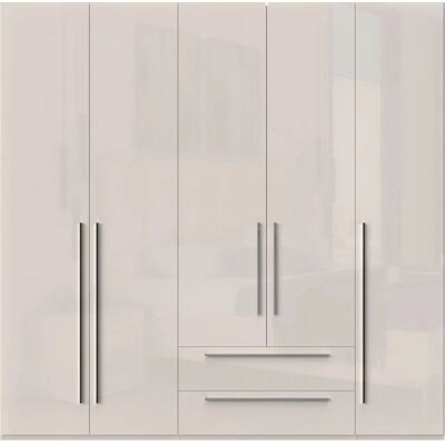 Places of Style Piano Kleiderschrank - 5-Türen, beige Hochglanz Places of Style Piano Kleiderschrank - 5-Türen, beige Hochglanz
