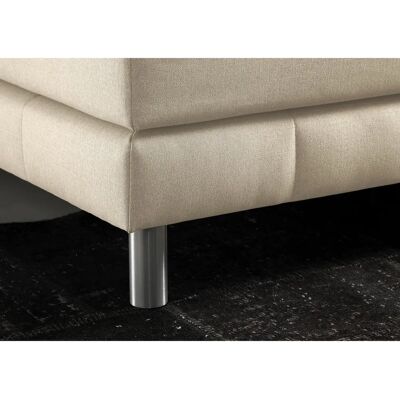 Places of Style Cafone Beige Boxspringbett - 200x200cm, 107cm Kopfteil Places of Style Cafone Beige Boxspringbett - 200x200cm, 107cm Kopfteil