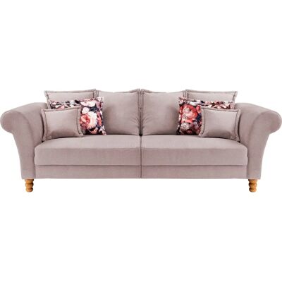 HOME AFFAIRE Tassilo Rosa Chenille Sofa - Sofa HOME AFFAIRE Tassilo Rosa Chenille Sofa - Sofa