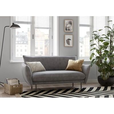 Morten Georgsen - Stine Samtsofa - Grau - 2-Sitzer Skandinavisches Design Morten Georgsen - Stine Samtsofa - Grau - 2-Sitzer Skandinavisches Design
