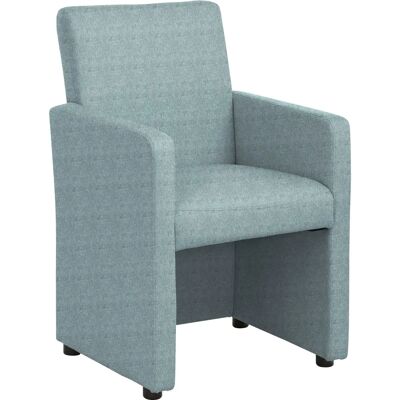 HOME AFFAIRE Bologna Sessel - Microfaser, Massivholz, Blau HOME AFFAIRE Bologna Sessel - Microfaser, Massivholz, Blau