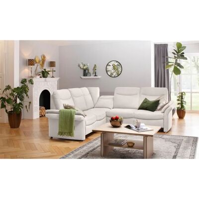 Home affaire Tahoma L-Form beige Sofa - Mikrofaser, mit Armlehne Home affaire Tahoma L-Form beige Sofa - Mikrofaser, mit Armlehne