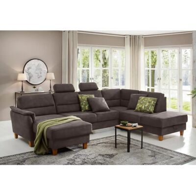 HOME AFFAIRE Palmera U-Form Sofa - Mikrofaser L-Form HOME AFFAIRE Palmera U-Form Sofa - Mikrofaser L-Form