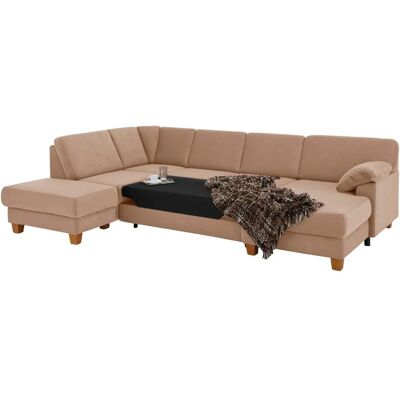 Home affaire Belfort U-Form Sofa - Microfaser, Braun Home affaire Belfort U-Form Sofa - Microfaser, Braun