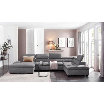 HOME AFFAIRE Alberto U-Form Sofa - U-förmiges Microfaser-Sofa HOME AFFAIRE Alberto U-Form Sofa - U-förmiges Microfaser-Sofa
