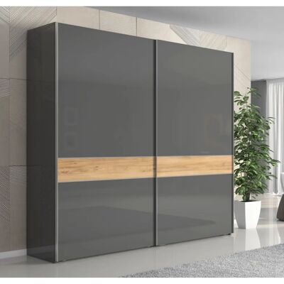 Places of Style Onyx Schrank - Modern, Hochglanz, Verstellbar Places of Style Onyx Schrank - Modern, Hochglanz, Verstellbar