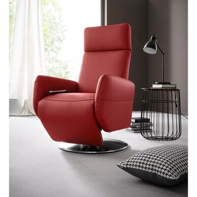 Relaxsessel Kobra - NaturLEDER, 2-motorig, rot Relaxsessel Kobra - NaturLEDER, 2-motorig, rot