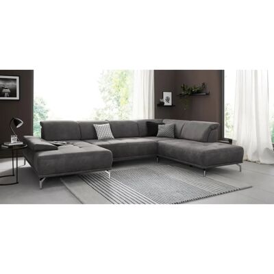 Places of Style Caluna U-Form Sofa - Microfaser Vintage-Optik Places of Style Caluna U-Form Sofa - Microfaser Vintage-Optik