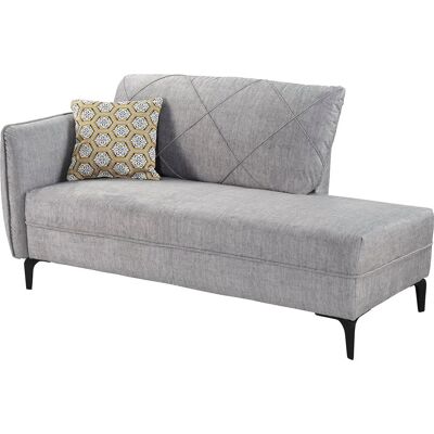 JOCKENHÖFER GRUPPE Novara Sofa - Velours, 165x86x85cm, Grau JOCKENHÖFER GRUPPE Novara Sofa - Velours, 165x86x85cm, Grau