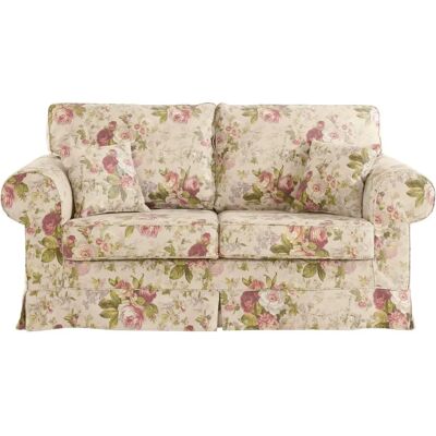 Home AFFAIRE Shadmoor Beiges Sofa - Gurt & Wellenunterfederung - 220kg Max Home AFFAIRE Shadmoor Beiges Sofa - Gurt & Wellenunterfederung - 220kg Max