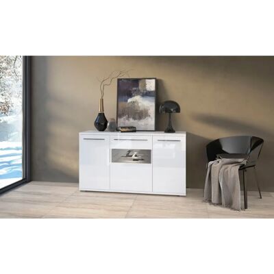 Places of Style Piano Weiß Hochglanz Sideboard Places of Style Piano Weiß Hochglanz Sideboard