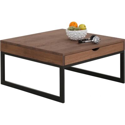 HOME AFFAIRE Betula - Walnuss Schwarz Moderner Couchtisch HOME AFFAIRE Betula - Walnuss Schwarz Moderner Couchtisch