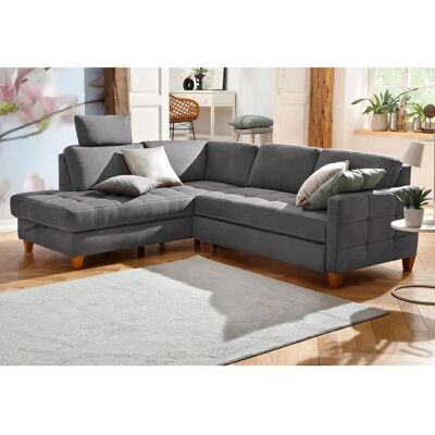 Home Affaire Earl L-Form Sofa - Mikrofaser Lederoptik Home Affaire Earl L-Form Sofa - Mikrofaser Lederoptik