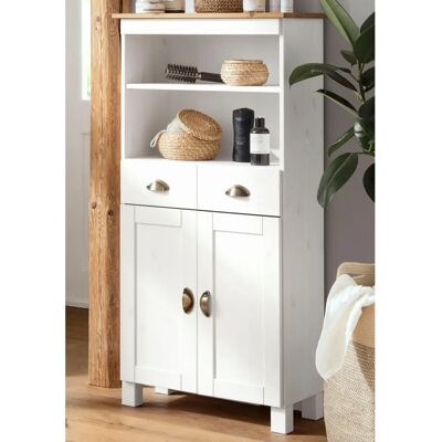 Home Affaire Oslo Badschrank - Massivholz, 3 Türen Home Affaire Oslo Badschrank - Massivholz, 3 Türen
