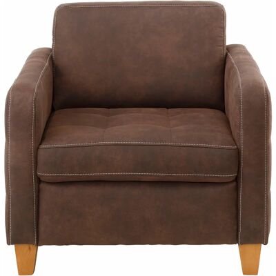 Home Affäre Earl Braun Sessel - Lounge Möbel Home Affäre Earl Braun Sessel - Lounge Möbel