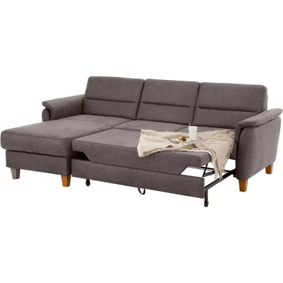 HOME AFFAIRE Palmera L-Form Sofa - Microfaser Lederoptik - Recamiere links HOME AFFAIRE Palmera L-Form Sofa - Microfaser Lederoptik - Recamiere links