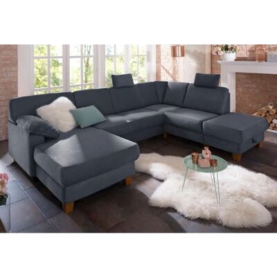 Home Affaire Belfort U-Form Sofa - Mikrofaser, Anthrazit Home Affaire Belfort U-Form Sofa - Mikrofaser, Anthrazit