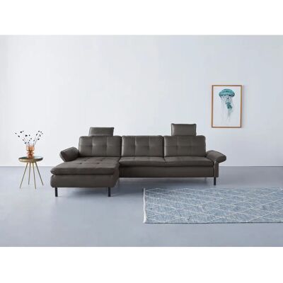 INOSIGN Birkholm L-Form Sofa - Mikrofaser, Grau, 267cm INOSIGN Birkholm L-Form Sofa - Mikrofaser, Grau, 267cm