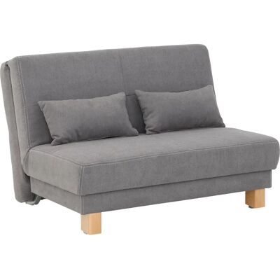 Home AFFAIRE Gina Schlafsofa - Chenille Grau, 120x95cm, 4 Breiten Home AFFAIRE Gina Schlafsofa - Chenille Grau, 120x95cm, 4 Breiten