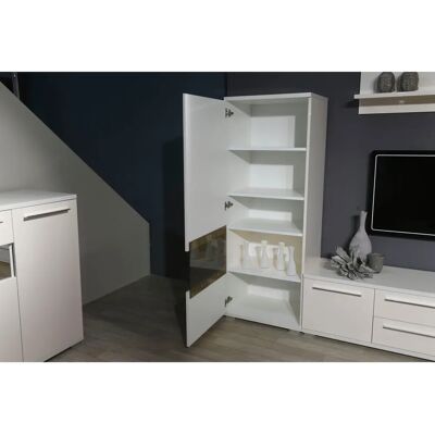 Places of Style Piano Beige Hochglanz Vitrine - Vitrine Places of Style Piano Beige Hochglanz Vitrine - Vitrine