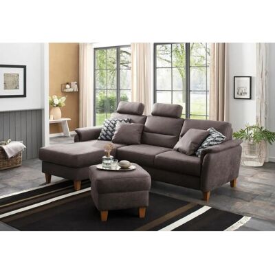 HOME AFFAIRE Palmera L-Form Sofa - Microfaser Lederoptik HOME AFFAIRE Palmera L-Form Sofa - Microfaser Lederoptik