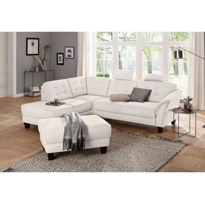 Home affaire Trondheim L-Form Ecksofa - beige, 260x89x214cm, Stauraum Home affaire Trondheim L-Form Ecksofa - beige, 260x89x214cm, Stauraum