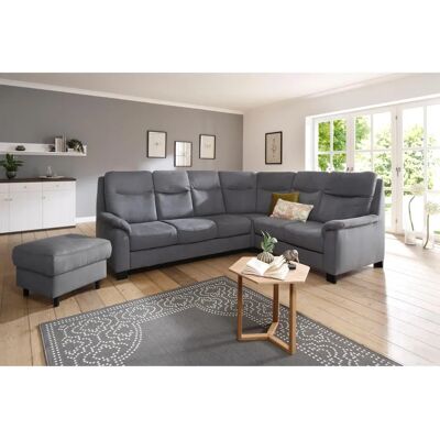 Home affaire Boccaccio L-Form Sofa - modern, grau, mit Stauraum Home affaire Boccaccio L-Form Sofa - modern, grau, mit Stauraum