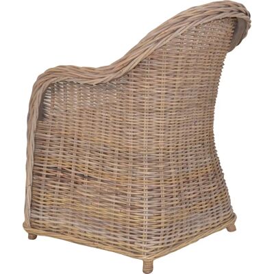 Home Affaire Rattanstuhl - Grau, Handgefertigt, 58x68x86cm - Rattanstuhl Home Affaire Rattanstuhl - Grau, Handgefertigt, 58x68x86cm - Rattanstuhl