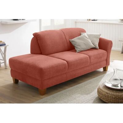 HOME AFFAIRE Gotland Sofa - Orange Mikrofaser, Armlehne Rechts - Landhausstil HOME AFFAIRE Gotland Sofa - Orange Mikrofaser, Armlehne Rechts - Landhausstil
