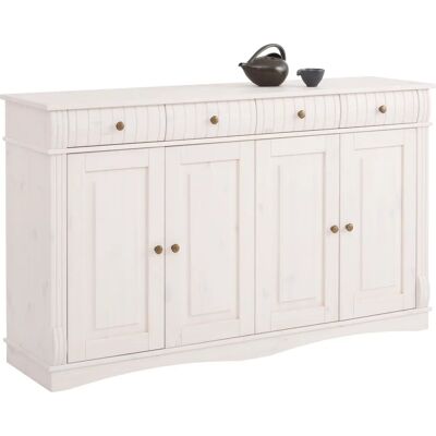 HOME AFFAIRE Teresa Weiß 4-türig Sideboard - Sideboard HOME AFFAIRE Teresa Weiß 4-türig Sideboard - Sideboard