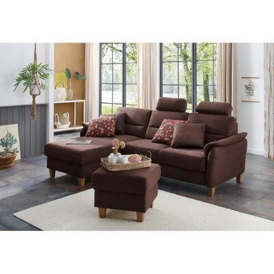 Home Affaire Palmera L-Form Sofa - Microfaser, Recamiere links, Ohne Bett Home Affaire Palmera L-Form Sofa - Microfaser, Recamiere links, Ohne Bett