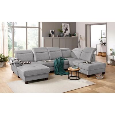 Home affaire Solvei U-Form Microfaser-Ledersofa - 3,42 m Home affaire Solvei U-Form Microfaser-Ledersofa - 3,42 m
