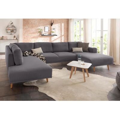 Home affaire Lasse U-Form Couch - Skandinavischer Stil Home affaire Lasse U-Form Couch - Skandinavischer Stil