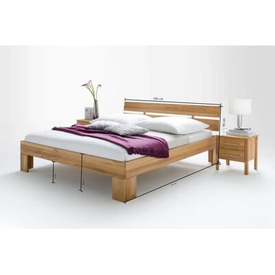 HOME AFFAIRE Modesty II Massivholzbett - Modernes Design - 160x200cm HOME AFFAIRE Modesty II Massivholzbett - Modernes Design - 160x200cm