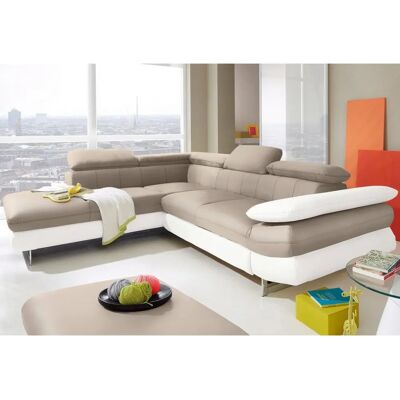 INOSIGN Lösung L-Form Sofa - Altweiß/Sand, 279x73x228cm INOSIGN Lösung L-Form Sofa - Altweiß/Sand, 279x73x228cm