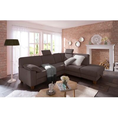 Home affaire Belfort L-Form Sofa - Microfaser Braun - 4 Sitze Home affaire Belfort L-Form Sofa - Microfaser Braun - 4 Sitze