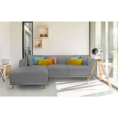 andas Maroon L-Form Sofa - Skandinavisches Design andas Maroon L-Form Sofa - Skandinavisches Design