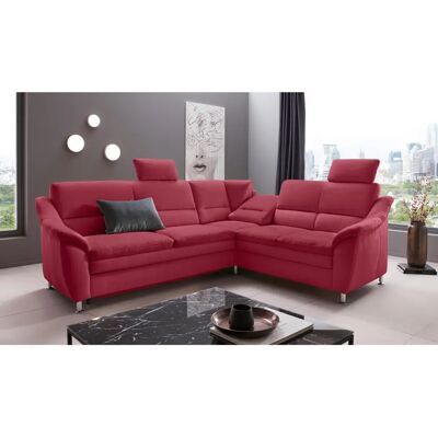 Places of Style Cardoso L-Form Sofa - Microfaser Nubuck - Bordeaux - 249cm Places of Style Cardoso L-Form Sofa - Microfaser Nubuck - Bordeaux - 249cm
