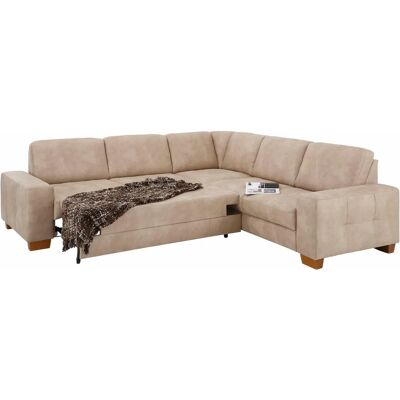 Home Affaire Puccini L-Form Sofa - Beige - 276cm Home Affaire Puccini L-Form Sofa - Beige - 276cm