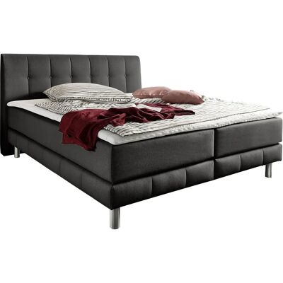 Places of Style Cafone - Strukturstoff Boxspringbett - 140x200cm Places of Style Cafone - Strukturstoff Boxspringbett - 140x200cm