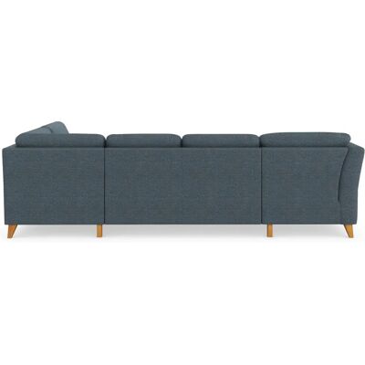 HOME AFFAIRE Trelleborg Sofa - Blau, U-Form, 307cm HOME AFFAIRE Trelleborg Sofa - Blau, U-Form, 307cm