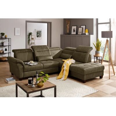 Home affaire Solvei L-Form Sofa - Microfaser Lederoptik - 260cm Home affaire Solvei L-Form Sofa - Microfaser Lederoptik - 260cm