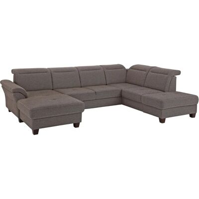 Home Affaire Solvei U-Form Wohnzimmersofa - U-förmiges Design, Verstellbare Kopfstützen, Rechte Ottomane Home Affaire Solvei U-Form Wohnzimmersofa - U-förmiges Design, Verstellbare Kopfstützen, Rechte Ottomane