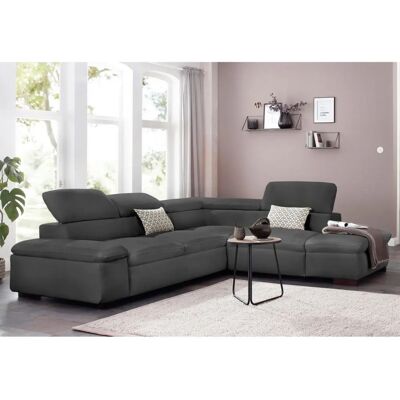 HOME AFFAIRE Alberto L-Form Sofa - Mikrofaser, Ottomane rechts, Ohne Bettfunktion HOME AFFAIRE Alberto L-Form Sofa - Mikrofaser, Ottomane rechts, Ohne Bettfunktion